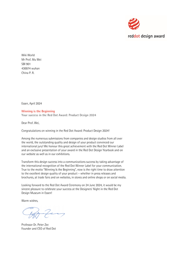 Red Dot Award 2024