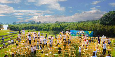 Wuhan-based Wiki World advocates the primitive spirit of architecture